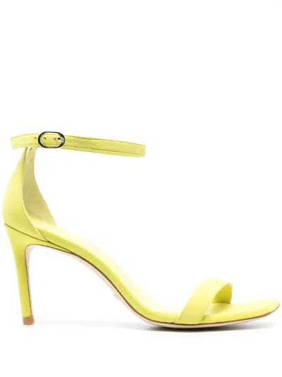 Stuart Weitzman 80mm Open-toe Sandals In Green
