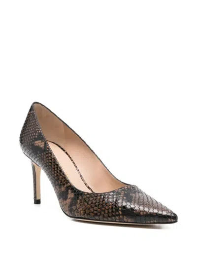 Stuart Weitzman 80mm Snakeskin-pattern Stiletto Heeled Pumps In Multi