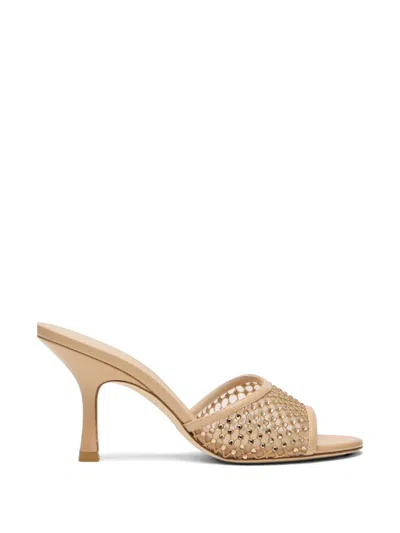 Stuart Weitzman 85mm Bareitall Mules In Neutral