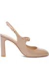 Stuart Weitzman 85mm Babette Pumps In Neutral