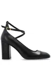 Stuart Weitzman 85mm Eden Pumps In 黑色
