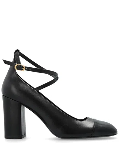 Stuart Weitzman 85mm Eden Pumps In 黑色