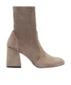 Stuart Weitzman 85mm Flareblock Boots In Brown