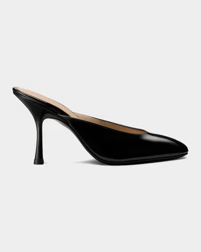 Stuart Weitzman 85mm Madison Patent Leather Mules In Multi