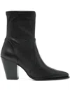 Stuart Weitzman 85mm Pointed Ankle Boots In Black