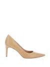 Stuart Weitzman 85mm Pointed Pumps In Brown