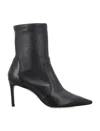 Stuart Weitzman 75mm Stuart Power Zip-detail Pointed-toe Boots In Black