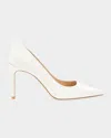 Stuart Weitzman 85mm Stuart Power Leather Pumps In White