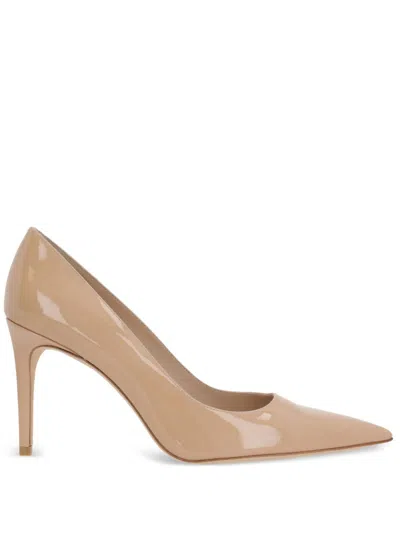 Stuart Weitzman 85mm Stuart Power Pumps In Beige