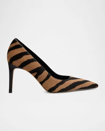 Stuart Weitzman 85mm Stuart Power Zebra Calf Hair Pumps In Multi