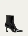 Stuart Weitzman 85mm Vinnie Leather Booties In Multi