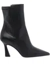 Stuart Weitzman 85mm Vinnie Pointed-toe Elasticised Boots In Black