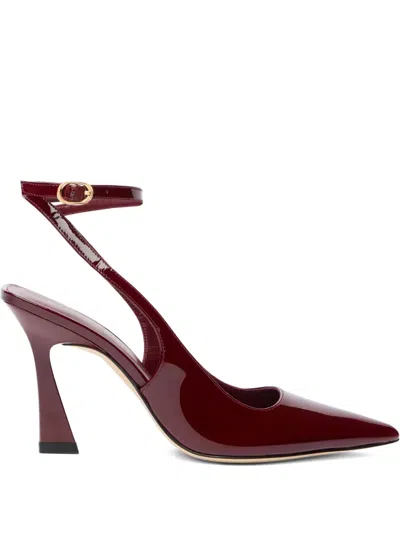Stuart Weitzman 85mm Vinnie Pumps In Burgundy