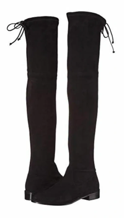Pre-owned Stuart Weitzman $950  Nwb Lowland Black Suede Otk Boots 5 5.5 6 6.5 7 7.5 8 8.5 M