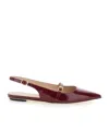 Stuart Weitzman Adjustable Strap Slingback Sandals