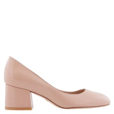 Stuart Weitzman Adobe Flareblock 60 Pumps In Neutral