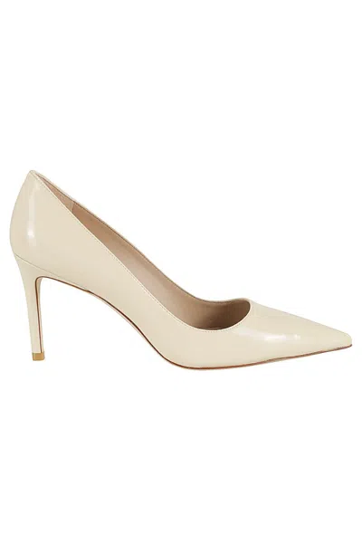 Stuart Weitzman Stuart Power 85 Pumps In White