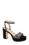 Stuart Weitzman Alaina Crystal Platform Sandal In Multi