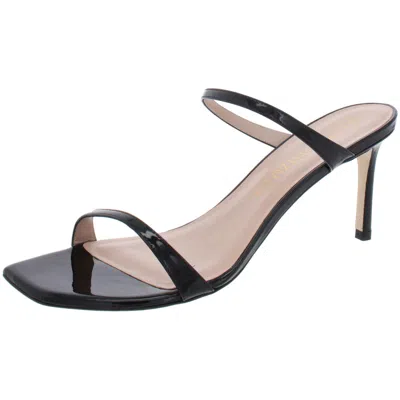 Stuart Weitzman Aleena 75 Womens Cushioned Footbed Open Toe Pumps In Black