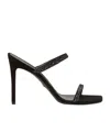 Stuart Weitzman Aleena Royale Crystal High-heeled Sandals In Black
