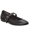 Stuart Weitzman Women's Alice Leather Mary Janes In Black