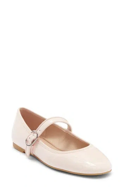 Stuart Weitzman Alice Mary Jane Flat In Pink