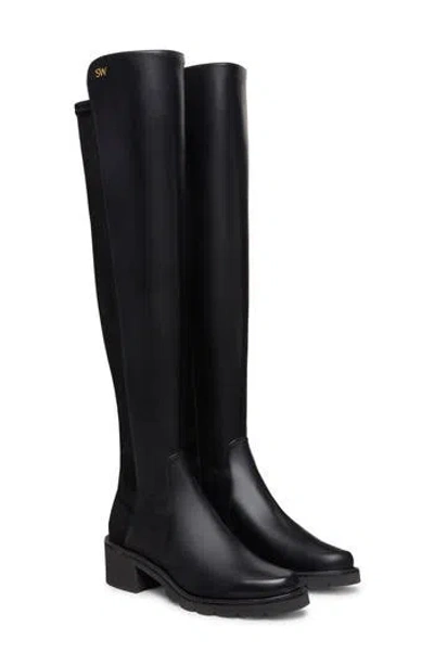 Stuart Weitzman Alina City Knee High Boot In Black