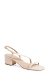 Stuart Weitzman Aliza Block Heel Sandal In Pink