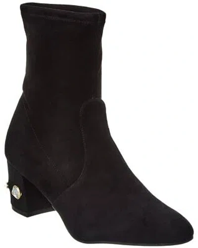 Pre-owned Stuart Weitzman Allshine 60 Suede Bootie Women's Black 8.5
