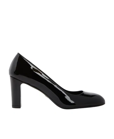 Stuart Weitzman Almond Shaped High Heels In Black