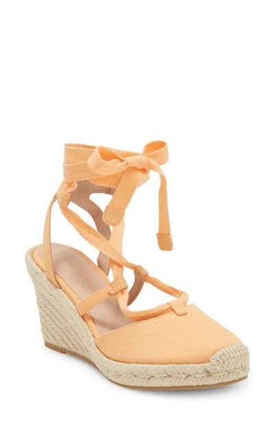 Stuart Weitzman Altdup Ankle Wrap Sandal In Mango