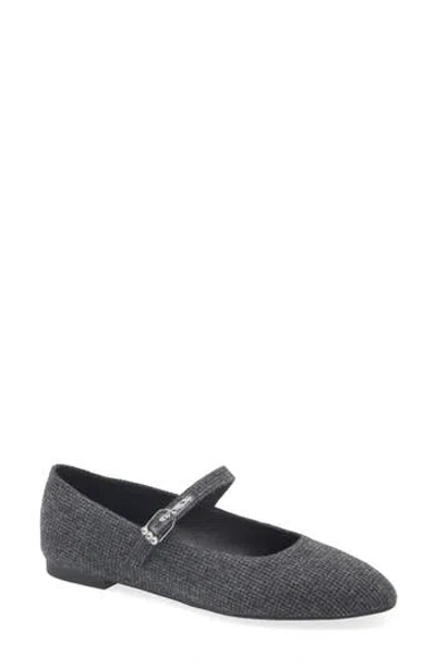 Stuart Weitzman Analeise Mary Jane Flat In Gray