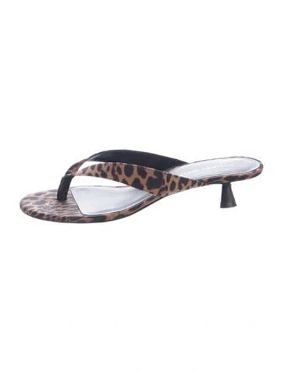 Pre-owned Stuart Weitzman Animal Print In Blue