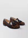 Stuart Weitzman Animalier Print Loafers Tassel Detail In Multi