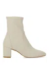 Stuart Weitzman Yuliana Ankle Bootie In White
