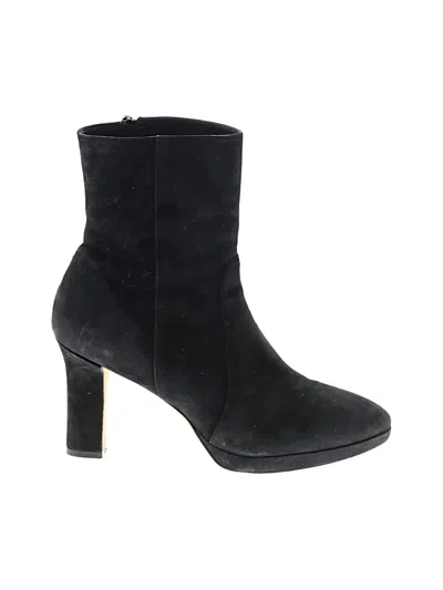 Pre-owned Stuart Weitzman Ankle Boots In Black