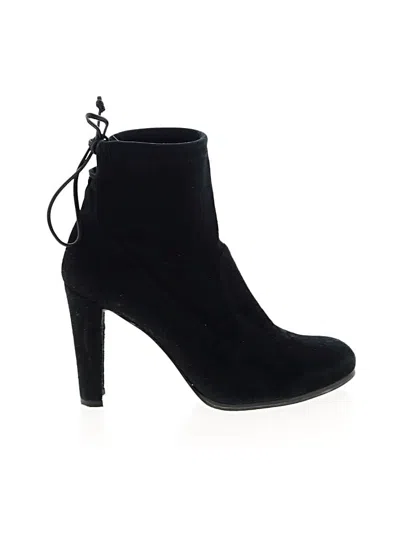 Pre-owned Stuart Weitzman Ankle Boots In Black