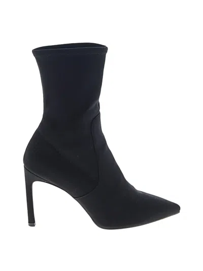 Pre-owned Stuart Weitzman Ankle Boots In Black