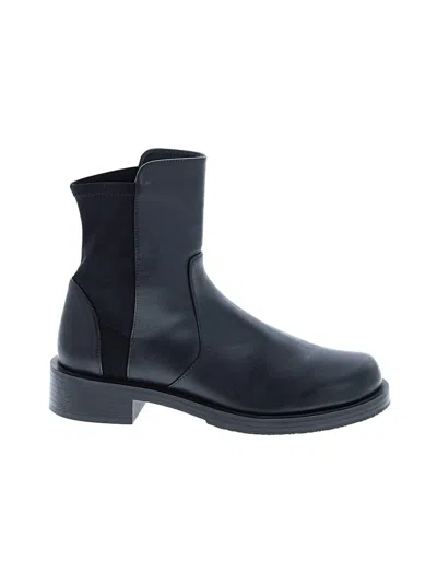 Pre-owned Stuart Weitzman Ankle Boots In Black