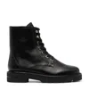 Stuart Weitzman Mila Lift Leather Boots In Black