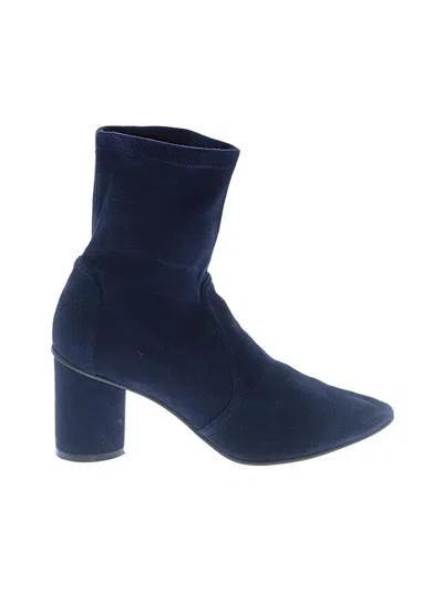 Pre-owned Stuart Weitzman Ankle Boots In Blue