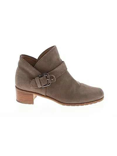 Pre-owned Stuart Weitzman Ankle Boots In Gray