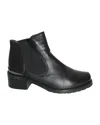 STUART WEITZMAN ANKLE BOOTS IN BLACK LEATHER