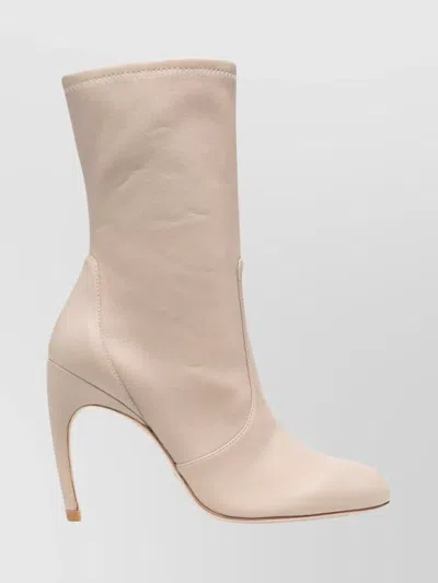 STUART WEITZMAN ANKLE BOOTS WITH ALMOND TOE DESIGN