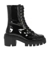 Stuart Weitzman Ankle Lace-up Fastening Boots In Black