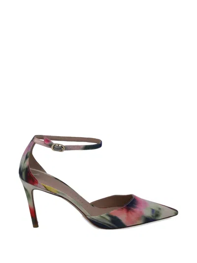 Pre-owned Stuart Weitzman Ankle-strap Heeled Pumps In Neutral