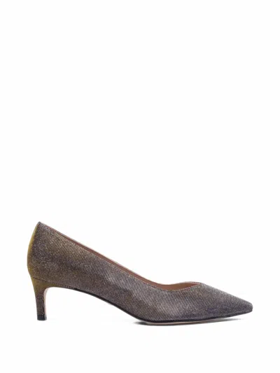 Stuart Weitzman Anny 50 Pointed-toe Pumps In Gray