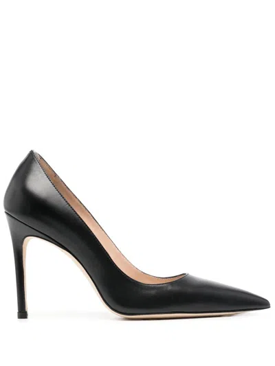 Stuart Weitzman Anny Pointed Pumps In Black