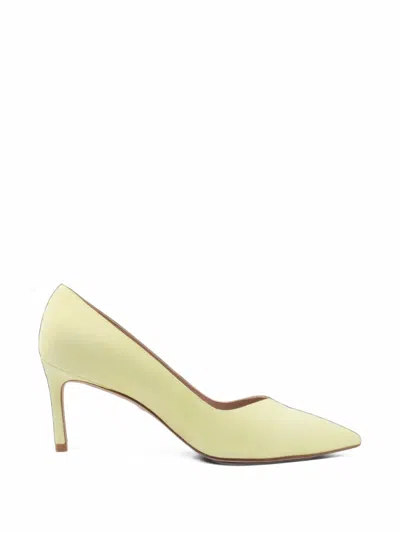 Stuart Weitzman Anny Pointed-toe Pumps In Yellow