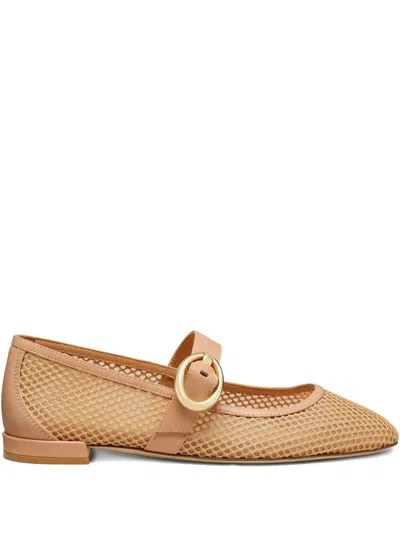 Stuart Weitzman Arabella Ballerina Shoes In Neutral